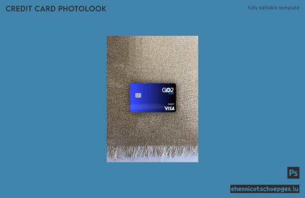 GO2 Bank Visa Debitkarte Fotoansicht Beispielvorschau